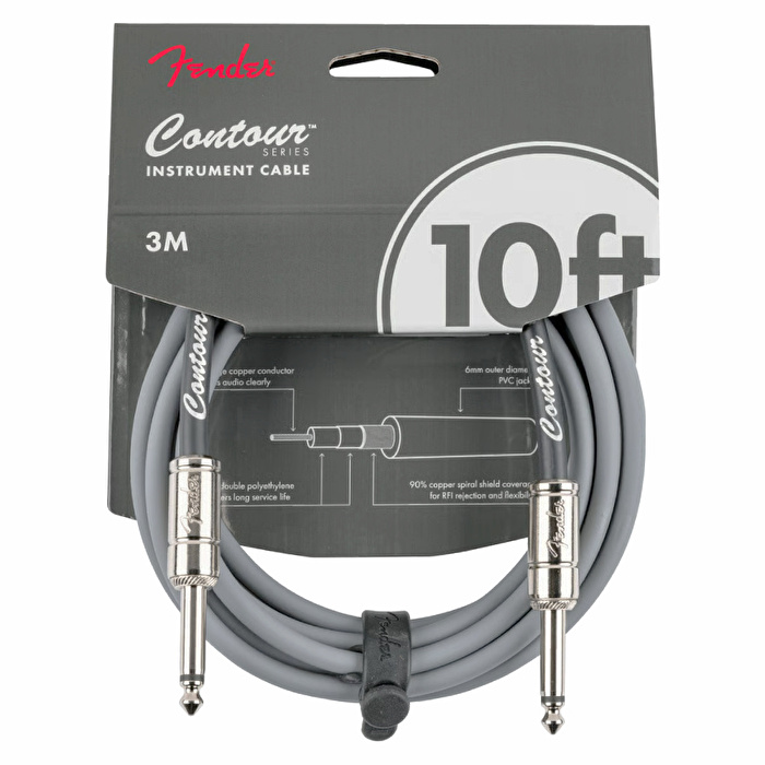 Fender Contour Serisi 5,5m Inca Silver Enstrüman Kablosu